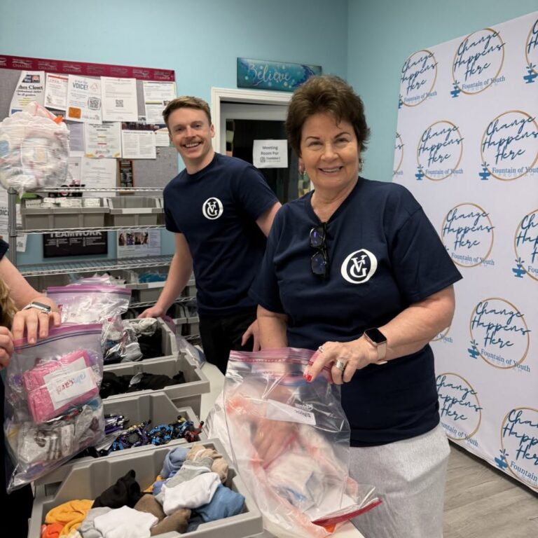 Common Thread Care Bag - Grand River Center Volunteers packing bags